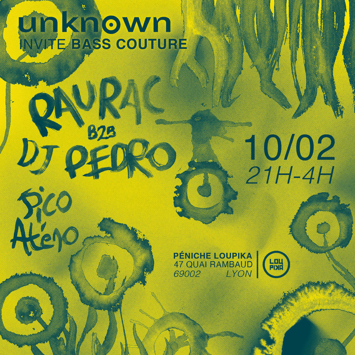 Événement : Unknown invite Raurac & Pedro