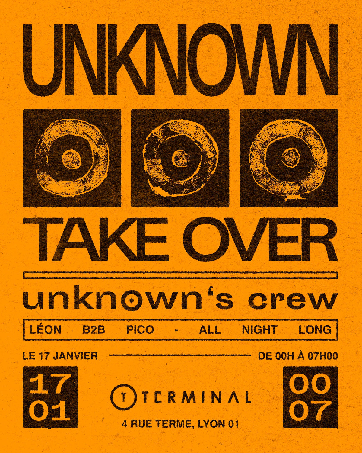 Événement : Unknown Take Over