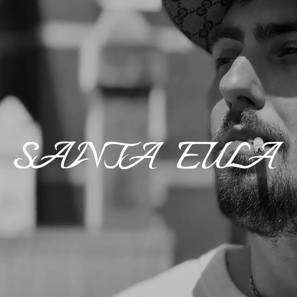 Lettrage : Santa Eula - Pablo Van Der