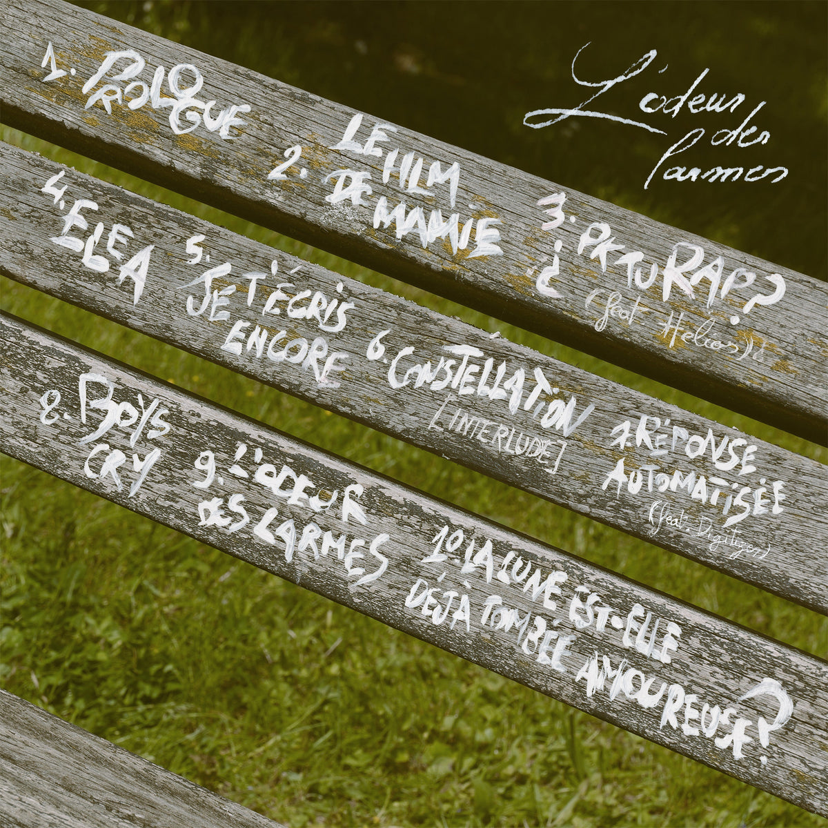 Tracklist : L'odeur des larmes - Etheer