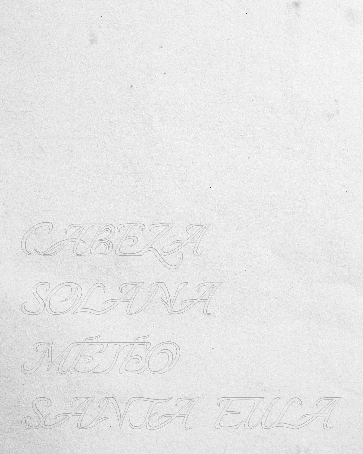 Tracklist : Phébus - Pablo Van Der