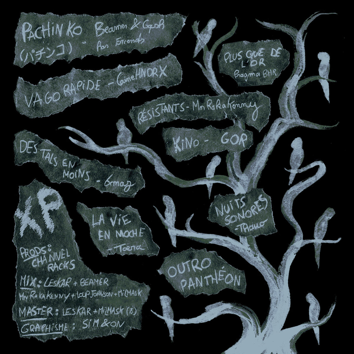 Tracklist : XP - Channel Racks