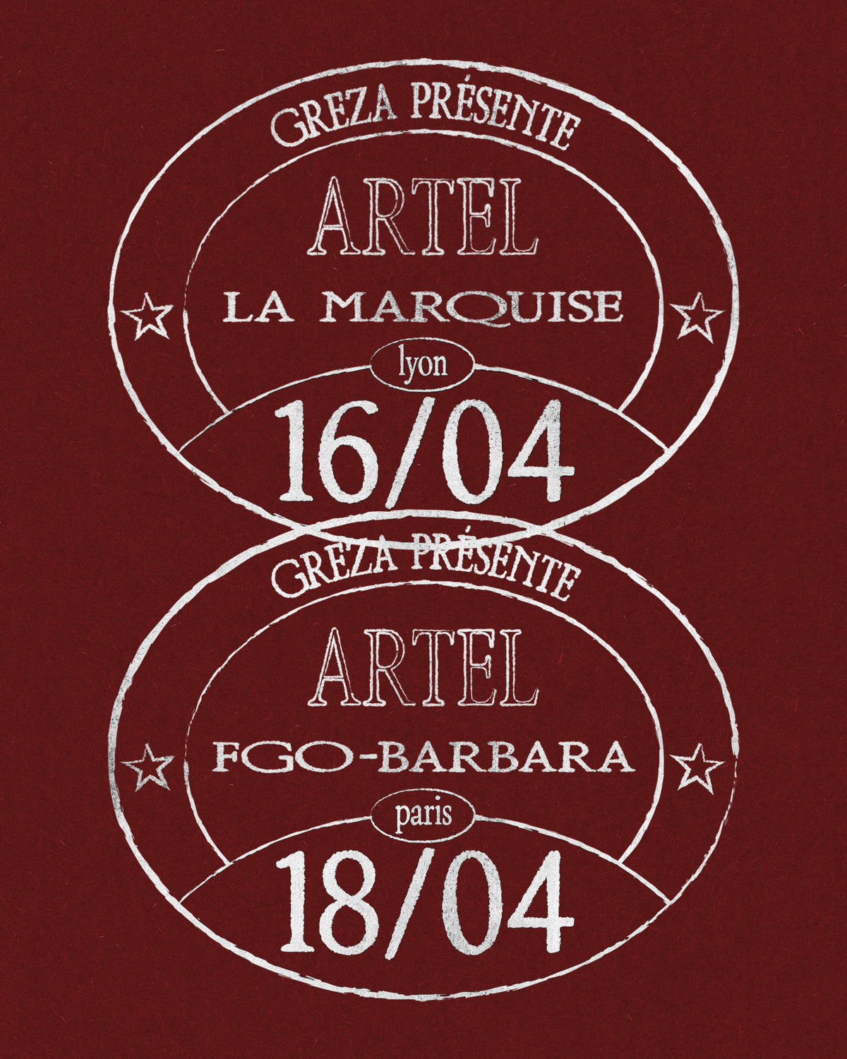 déclinaison — Concert : Artel FGO Barbara + Marquise